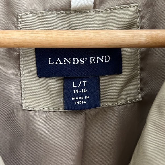 Lands’ End Trench Coat - Picture 7 of 8